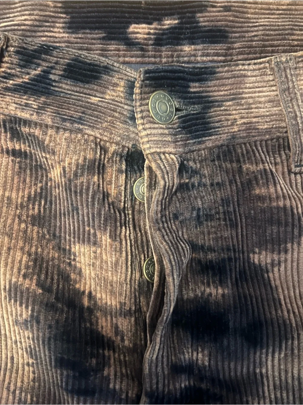 Gucci Tie-Dye Corduroy Jeans 31x30